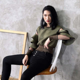 25 New Air Layer Splicing Mesh Fluoroscopy Fluorosphery Threaded Cuff Under The Short Dress Female QD615 HZ1208