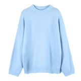 Lazy Soft-Gried Gray Sweater Woman 2025 Autumn And Winter Loose Thick Sheep Velvet Collar Knitted Shirt HZ1208
