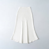 9225-1 Spring New Silk-Skinty Texture Slimming Skirt HZ1208