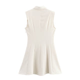 Spring New With Shoulderless Sleeveless Skinny Dress 2157026 HZ1208