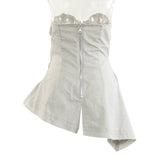 25 Spring And Summer Irregular Cutting Asymmetric Design Small Blouse Tsets 1804 HZ1208