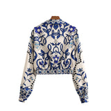 2025 Women's Long-Sleeved Positioning Flower Shirt 5530 5529 HZ1208