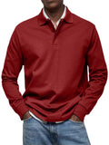 2025 New Men's Casual Long-Sleeved Button-Down Shirt HZ1208