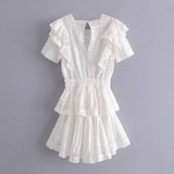2025 Women's Lace Multi-Layer Cake Dress 6390 HZ1208