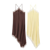 Z2025 New Summer Women's Fashion Lace Silk-Sense Silk-Sense Dress 5919201 HZ1208