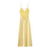 Summer New Silk Hyssin Stubble Dress 2452331 HZ1208