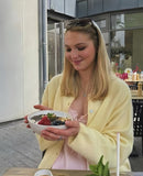 2025 New Soft Stuff Lazy Velvet Buckle Jacket | Knitted Round Collar Daily HZ1208