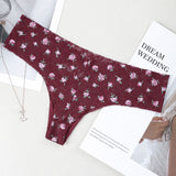 New Fabric!Dermeal Lace Comfortable Breathable Thin And Scarless Lady T-Shirt Trousers Heart-Shaped Rose Cherry Print Woman HZ1208