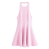Summer New Wave Swing Hanging Neck Dress 2858777 HZ1208