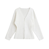 2025 Summer New Women's Decoration Knit Coat Simple Mini Skirt Set HZ1208