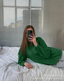 Spring And Autumn 2025 New Solid Color Long-Sleeved T-Shirt Women's Loose Basic Casual Pure Cotton T-Shirt 3317B HZ1208
