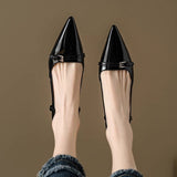 Baotou Sandals Temperament Famous French High Heels Female Heel With Skirt Wearing A Word With Small Fragrant Wind Shallow Mouth Single Shoes HZ1208