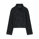 Summer New Round Collar Button Temperament Gentle Short-Sleeved Coat 6427101 HZ1208