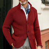 Fashion New Products - Dress Men's Casual Long-Sleeved Pure Color Knit Coat Men's Coat HZ1208