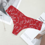 New Fabric!Dermeal Lace Comfortable Breathable Thin And Scarless Lady T-Shirt Trousers Heart-Shaped Rose Cherry Print Woman HZ1208