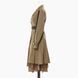 25 New Irregular Tailoring Splicing Bumpy Long Wind Coat Coat Coat Women 1619 HZ1208