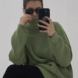 Hot Loose Knitting Suit Women 2025 Autumn And Winter New Round-Neck Sweater + Fishtail Skirt Real Shot HZ1208