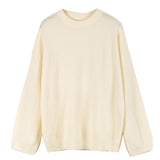 Lazy Soft-Gried Gray Sweater Woman 2025 Autumn And Winter Loose Thick Sheep Velvet Collar Knitted Shirt HZ1208