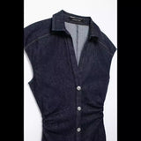 Summer New Flute Dress Shirt Dress 0779064 HZ1208