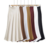 Long Body Repair Spring New Repair Super High-Waist Super Fairy Half-Body Skirt HZ1208