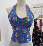 Real-Pat On-Tlap Sling Sling Sleeve Sleeveless Coat With Chest Pad Crumb Lace Hanging Back Sleeveless Top 9263 HZ1208