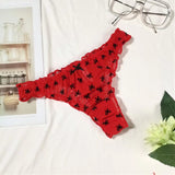 Lotus Edge Bow Net Tlove Trousers Elastic Good T Trousers Women T-Tong Tong HZ1208