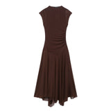 Z2025 Spring And Summer New Women's Fashion Sexy Hottie Net Sleeveless Dress 5039311 HZ1208