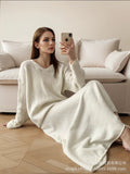 Hot Loose Knitting Suit Women 2025 Autumn And Winter New Round-Neck Sweater + Fishtail Skirt Real Shot HZ1208