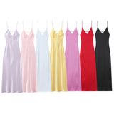 Summer New Silk Hyssin Stubble Dress 2452331 HZ1208