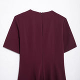 Spring New Wave Wide Swing Short-Sleeved Fan Flute Dress 2648952 HZ1208