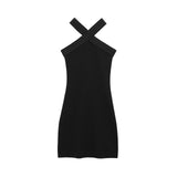 Z Women's Elastic Hanging Neckless Short Dress Women 5584183 HZ1208