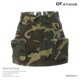 25 New Locomotive Three-Dimensional Pocket Personality Skirt Short Skirt 5 Color Optional 1651 HZ1208