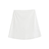 2025 Summer New Women's Decoration Knit Coat Simple Mini Skirt Set HZ1208