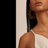 Sexy Women's New White Three-Dimensional Flower Design Sling Joint Skirt HZ1208