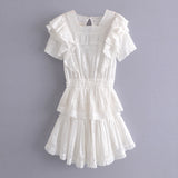 2025 Women's Lace Multi-Layer Cake Dress 6390 HZ1208