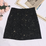 Liliang Coarse Flowers, Half-Dress Women's New High-Rise Thin A-Worded And Light-Resistant Short Skirt 8997 HZ1208