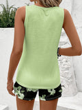 2025 New Fashion Casual Pure Color Vest Shorts Set HZ1208