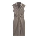 Z Women's 2025 Spring New Fashion Beaded Shirt Dress 3644176 HZ1208