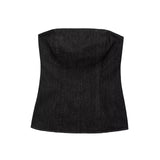 Spring New Denim Effect Jacket Jacket 21968500 Folding Pants 6929213 HZ1208