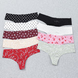 New Fabric!Dermeal Lace Comfortable Breathable Thin And Scarless Lady T-Shirt Trousers Heart-Shaped Rose Cherry Print Woman HZ1208