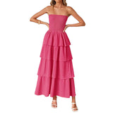 Spring 2025 New Women's Temperament Fashion Thromboic Long Dress Women HZ1208