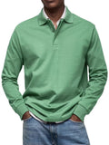 2025 New Men's Casual Long-Sleeved Button-Down Shirt HZ1208