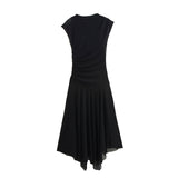Spring New Sleeveless Fan Flute Dress 5039311 HZ1208