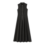 Spring New Dress Round Neckless Waistt Commuting Temperament 2902586 HZ1208