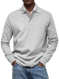 2025 New Men's Casual Long-Sleeved Button-Down Shirt HZ1208