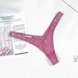 Heart-Shaped Water Drill English Letter Loose With Sexy Trousers T Trousers Comfortable Ice Silk Thongs Ladies Trousers HZ1208