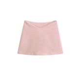 2025 Summer New Thai Hottie Sexy Low V Waist Tight Body Slim Ass Skirt Skirt Mini Short Skirt HZ1208