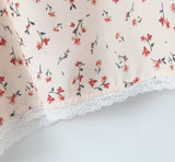 2025 Women's New Printed Rope Cramps To Close The Waist Short-Sleeved Dress 9342 HZ1208