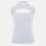2025 Summer Street Sports Sleeveless Vest Hottie Sexy Sleeveless Outside Wear Temperament Bottom Short HZ1208
