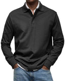 2025 New Men's Casual Long-Sleeved Button-Down Shirt HZ1208